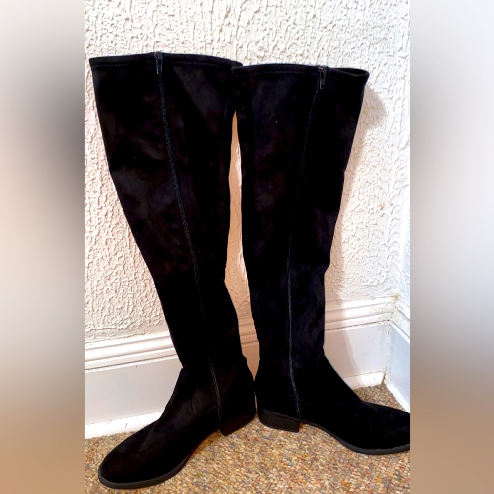 New Crown and Ivy Suede over The Knee Boots